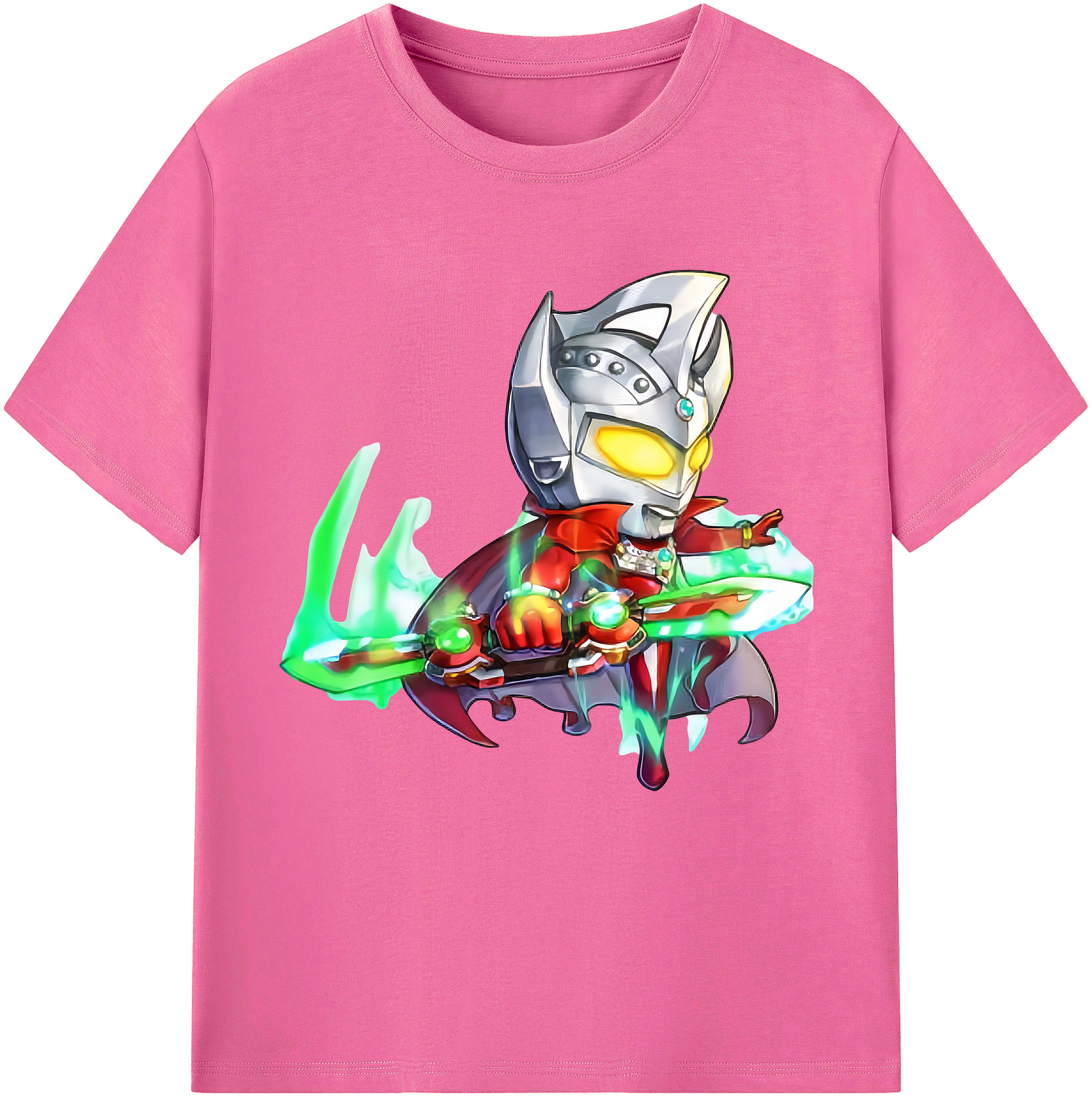 （画像用） ウルトラマン Ultraman レディースカジュアルプリントTシャツ（綿100％）